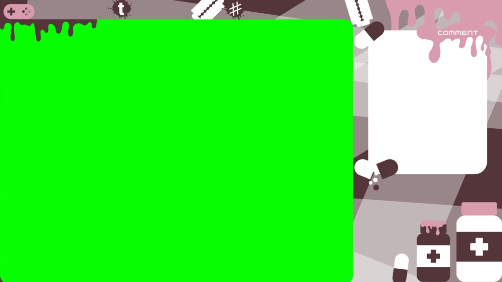 120色×8種 配信画面セット