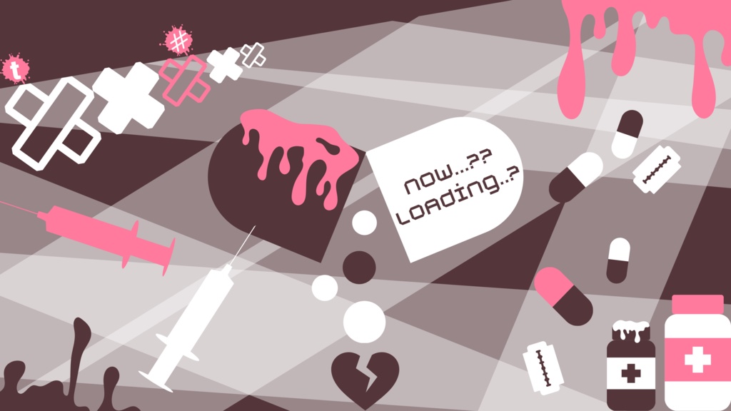 120色×8種 配信画面セット