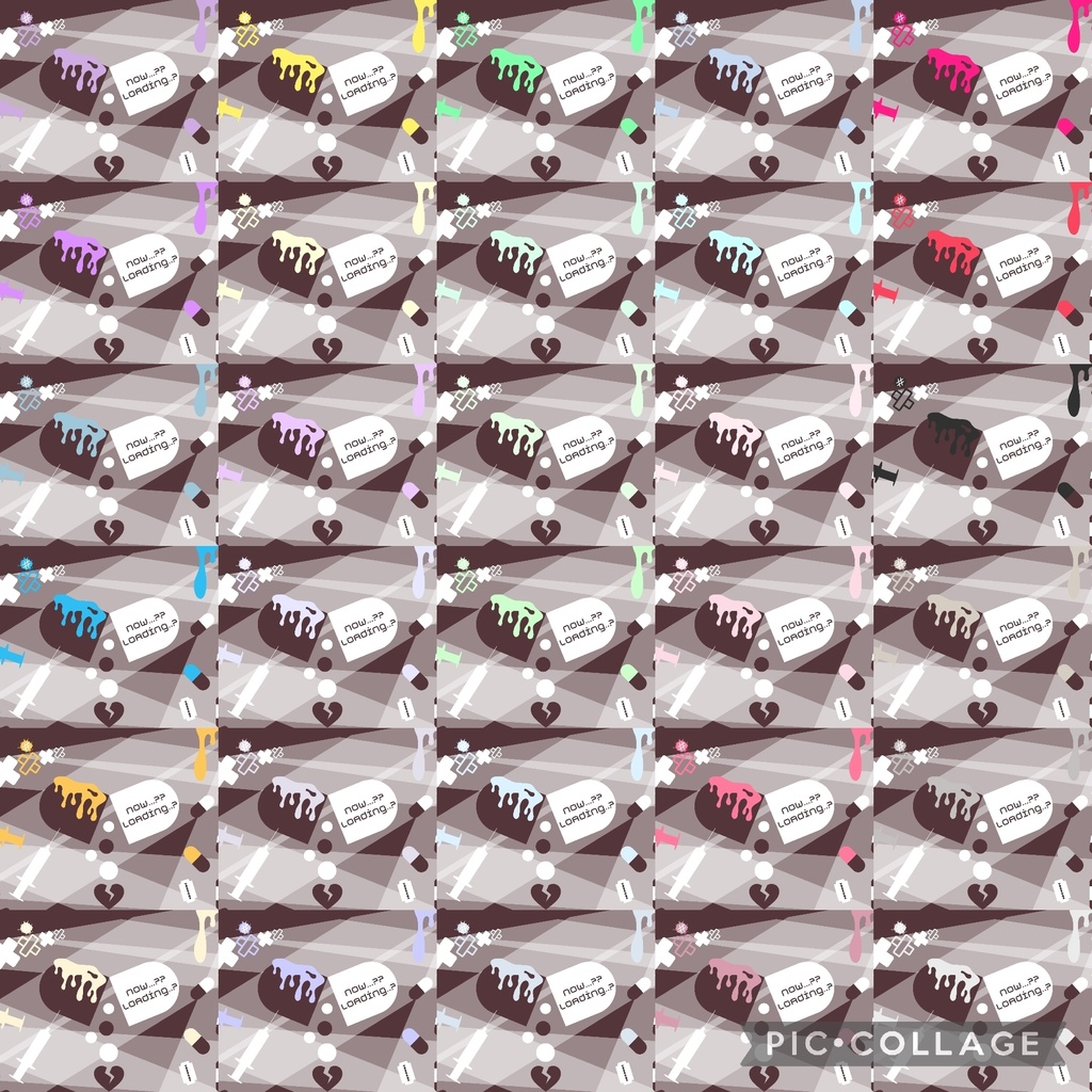 120色×8種 配信画面セット