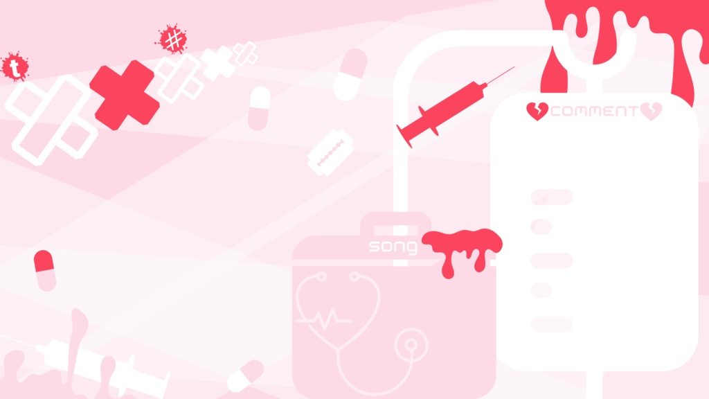 120色×8種 配信画面セット