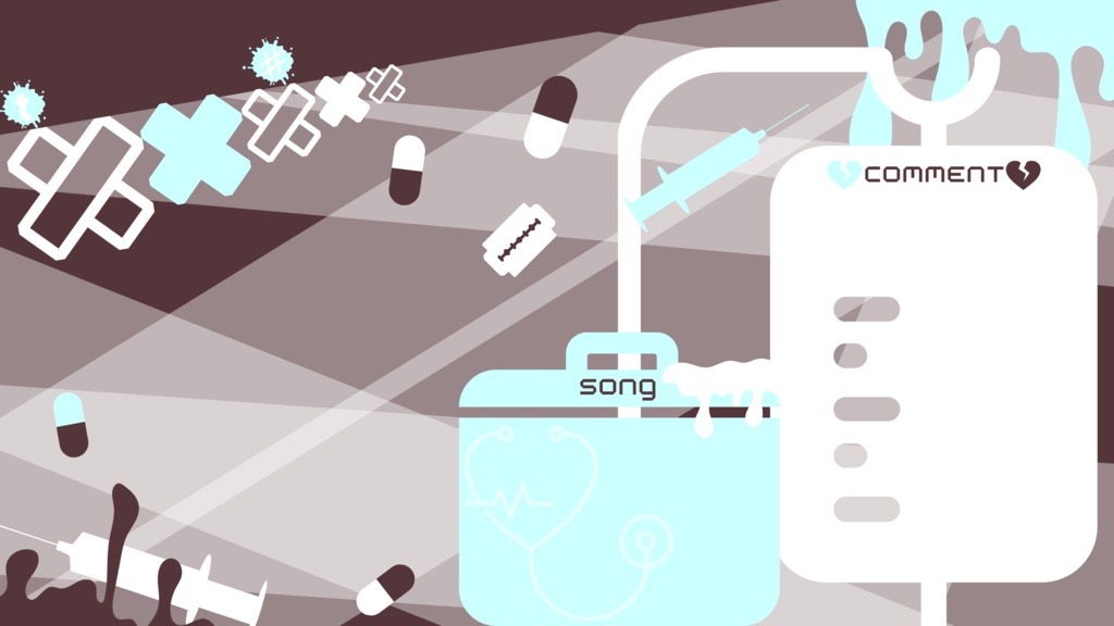 120色×8種 配信画面セット