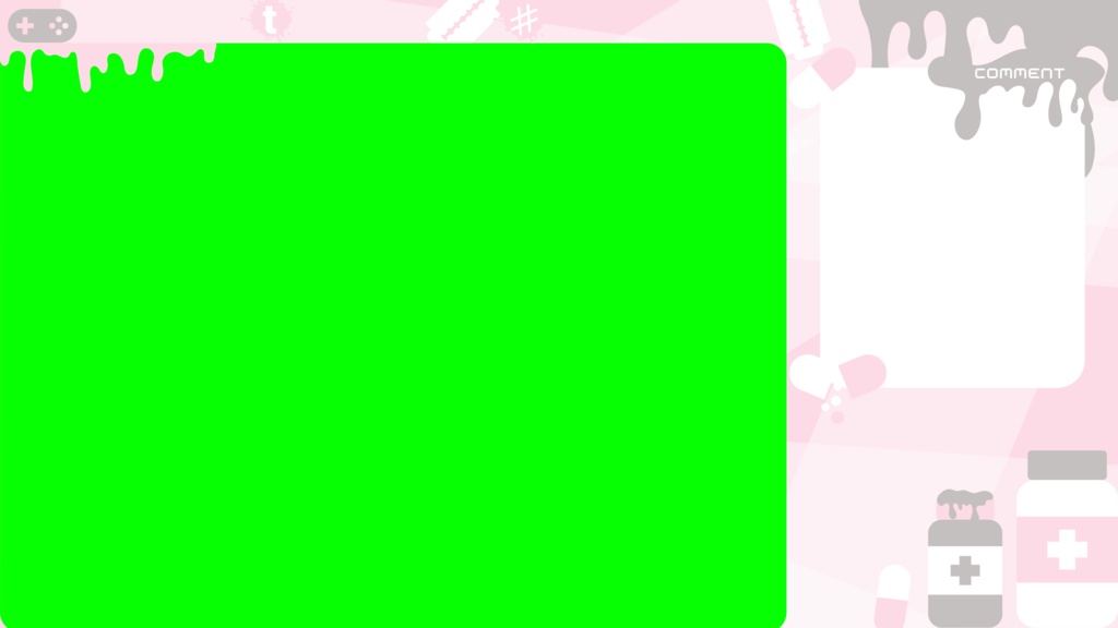 120色×8種 配信画面セット