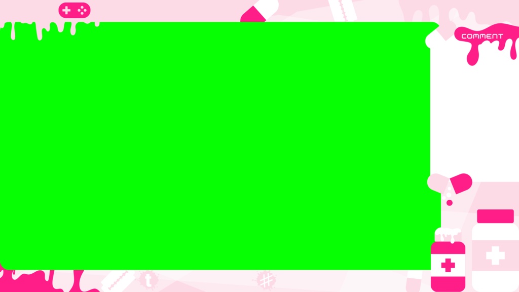 120色×8種 配信画面セット