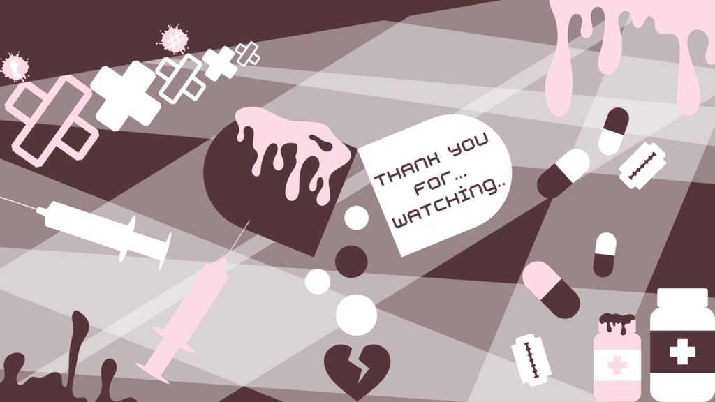 120色×8種 配信画面セット