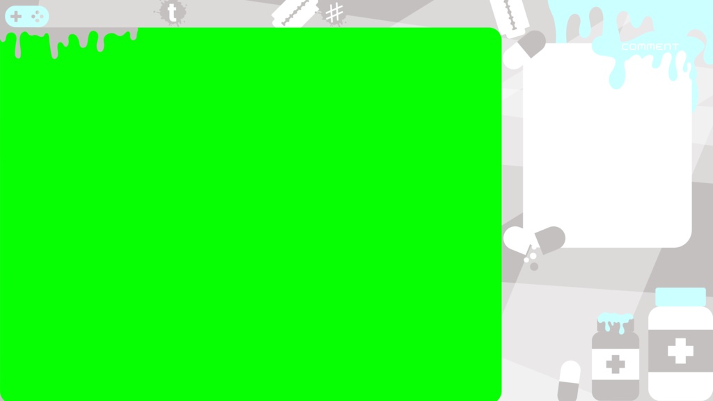 120色×8種 配信画面セット