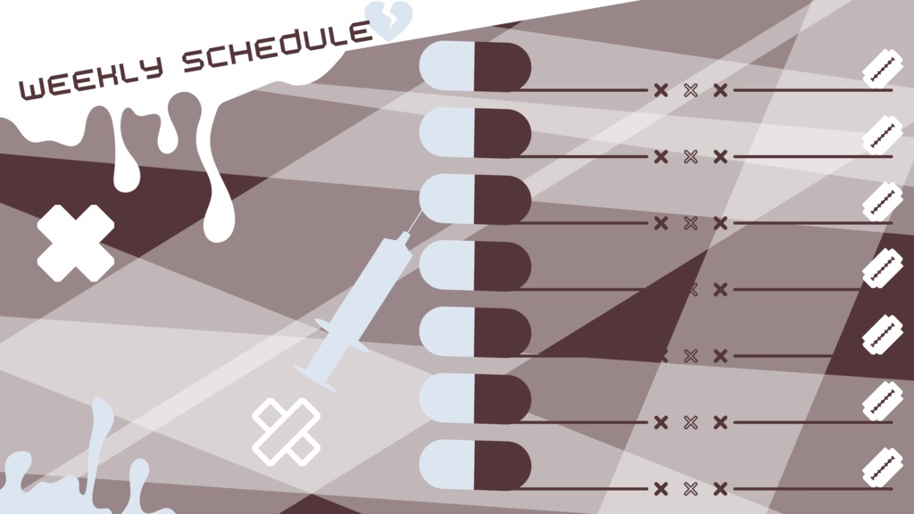 120色×8種 配信画面セット