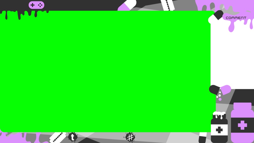 120色×8種 配信画面セット