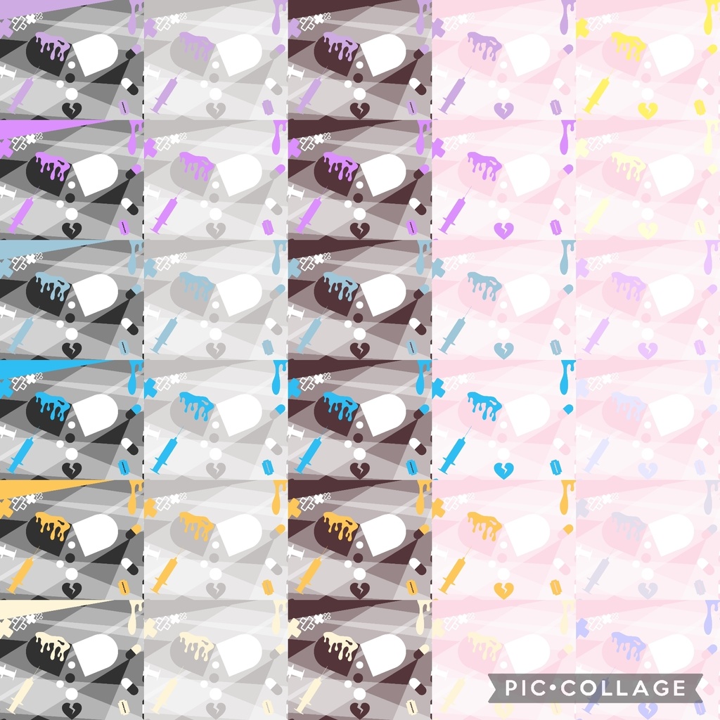 120色×8種 配信画面セット