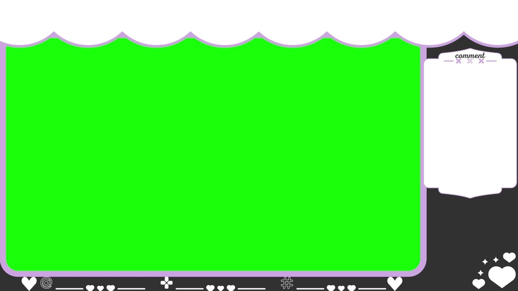 5色×6種 動く配信画面セット