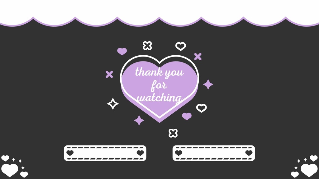 5色×6種 動く配信画面セット