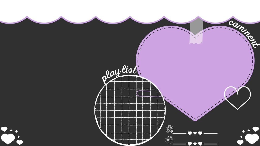 5色×6種 動く配信画面セット