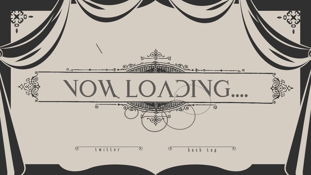 11色×2種 動く配信待機画面 配信終了画面