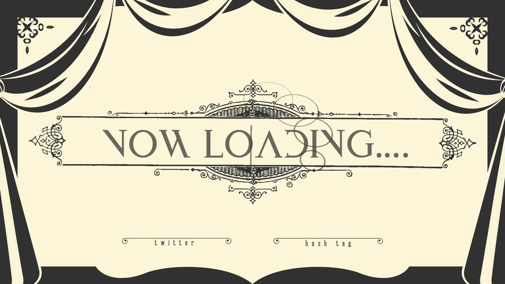 11色×2種 動く配信待機画面 配信終了画面