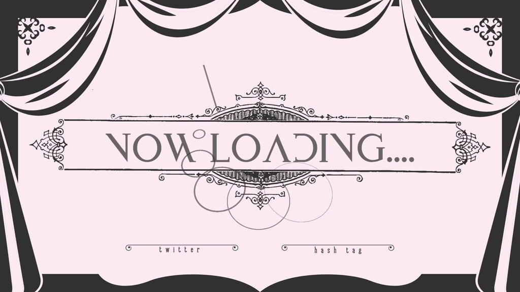 11色×2種 動く配信待機画面 配信終了画面