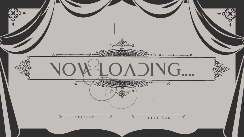 11色×2種 動く配信待機画面 配信終了画面