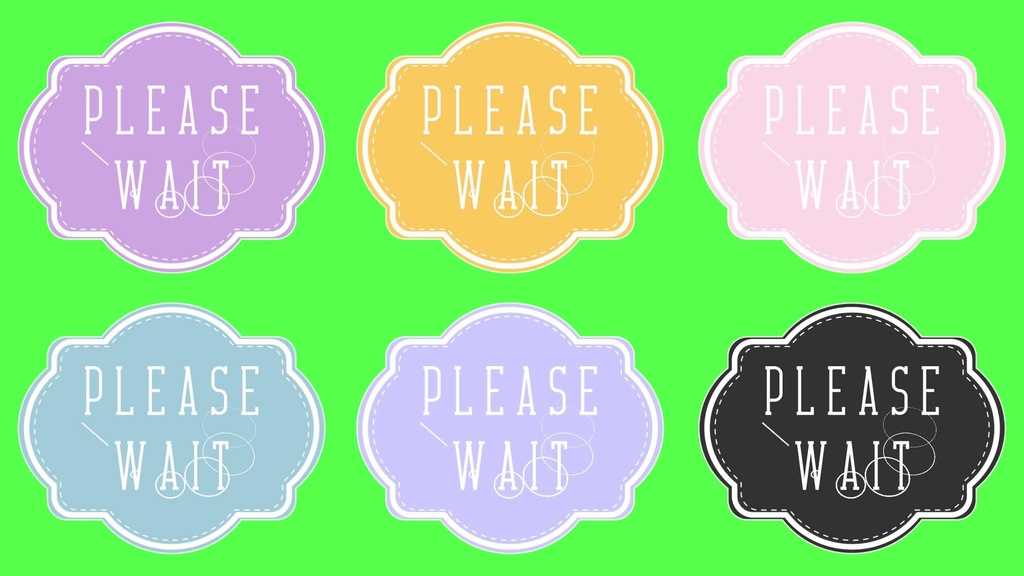 36種 動く離席中 Please Wait