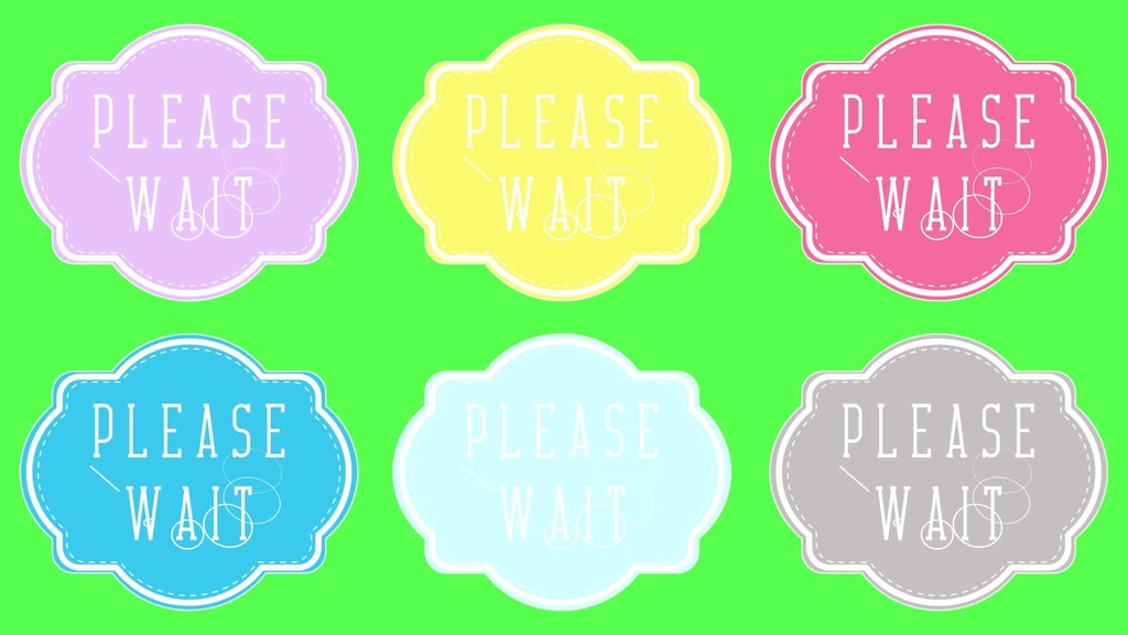 36種 動く離席中 Please Wait