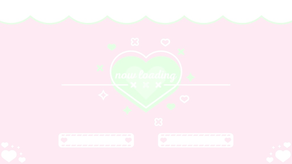 6色×6種 動く配信画面セット