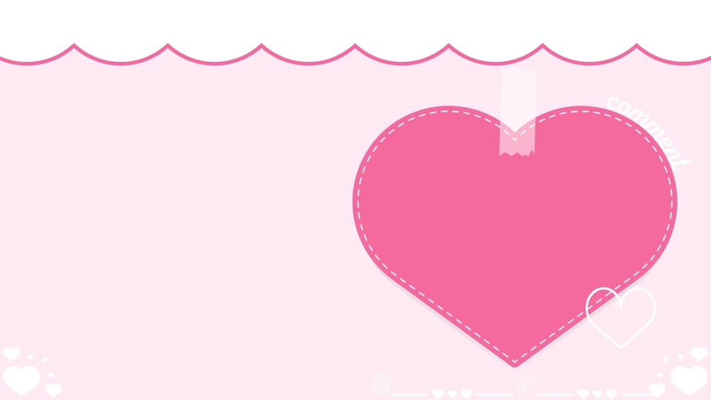 6色×6種 動く配信画面セット