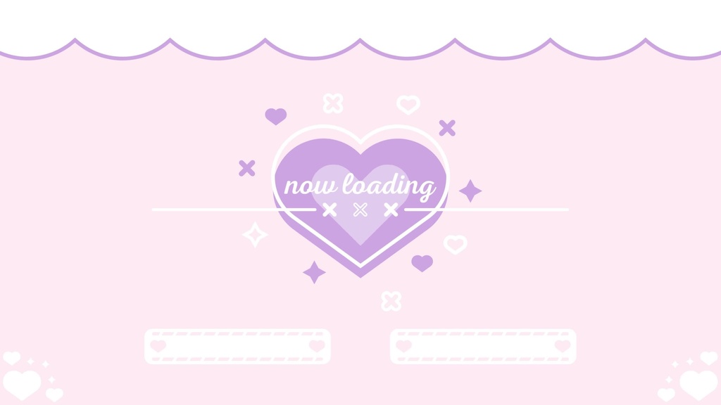 6色×6種 動く配信画面セット