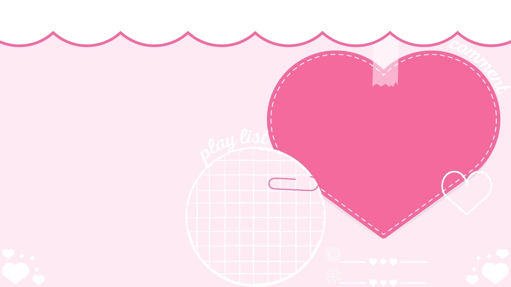 6色×6種 動く配信画面セット