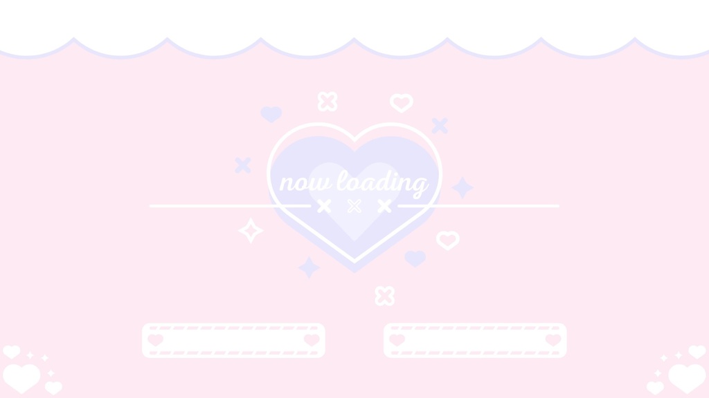 6色×6種 動く配信画面セット