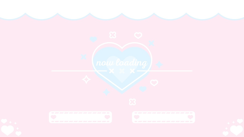 6色×6種 動く配信画面セット