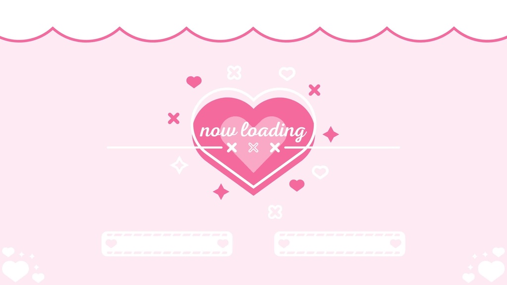 6色×6種 動く配信画面セット