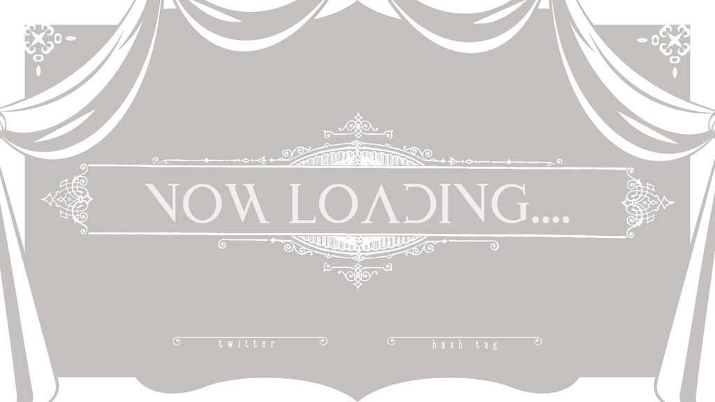 10色×2種 動く配信待機画面 配信終了画面