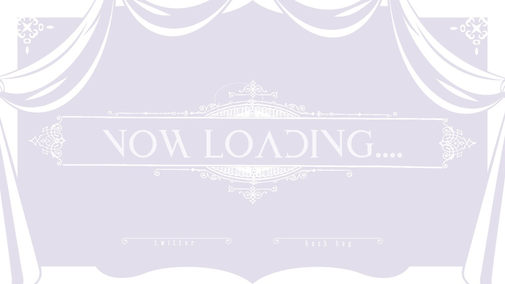 10色×2種 動く配信待機画面 配信終了画面