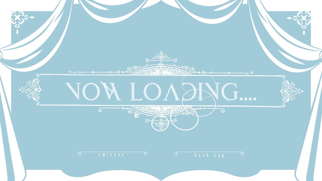 10色×2種 動く配信待機画面 配信終了画面