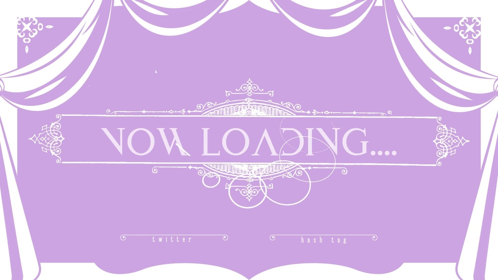 10色×2種 動く配信待機画面 配信終了画面