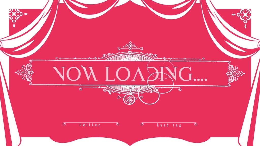 10色×2種 動く配信待機画面 配信終了画面