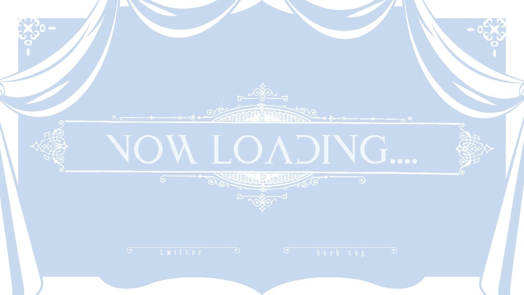 10色×2種 動く配信待機画面 配信終了画面