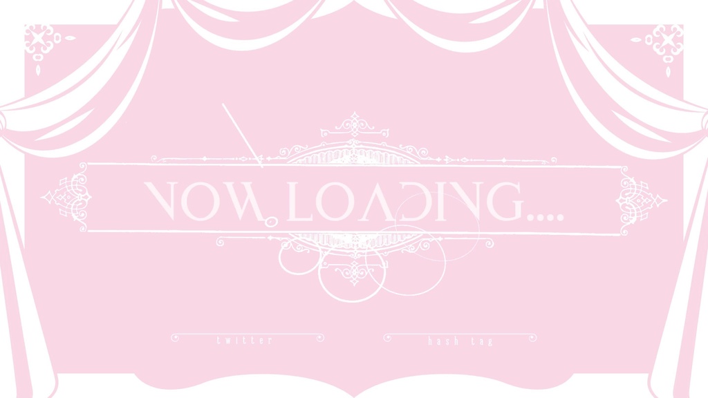 10色×2種 動く配信待機画面 配信終了画面