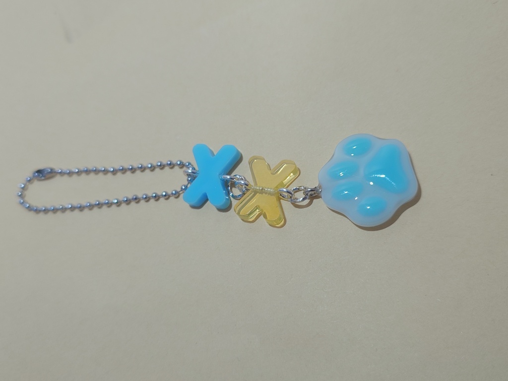 肉球&金木犀キーホルダー