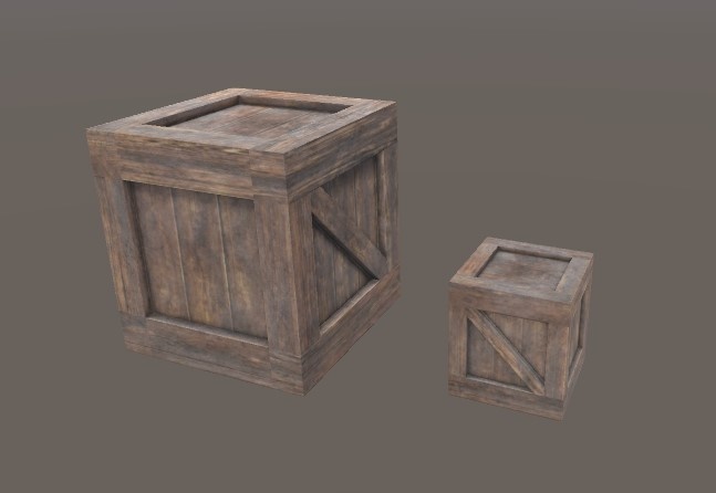 「木箱」【3Dモデル】