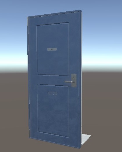団地の扉【3Dモデル】