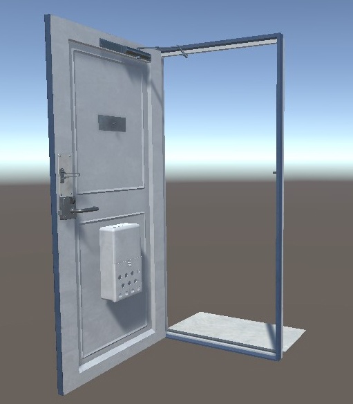 団地の扉【3Dモデル】