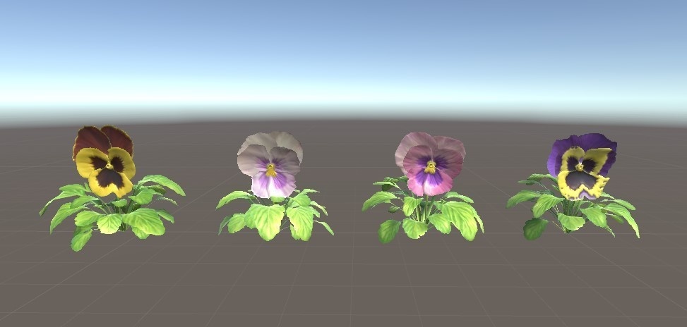 「パンジー」【3Dモデル】