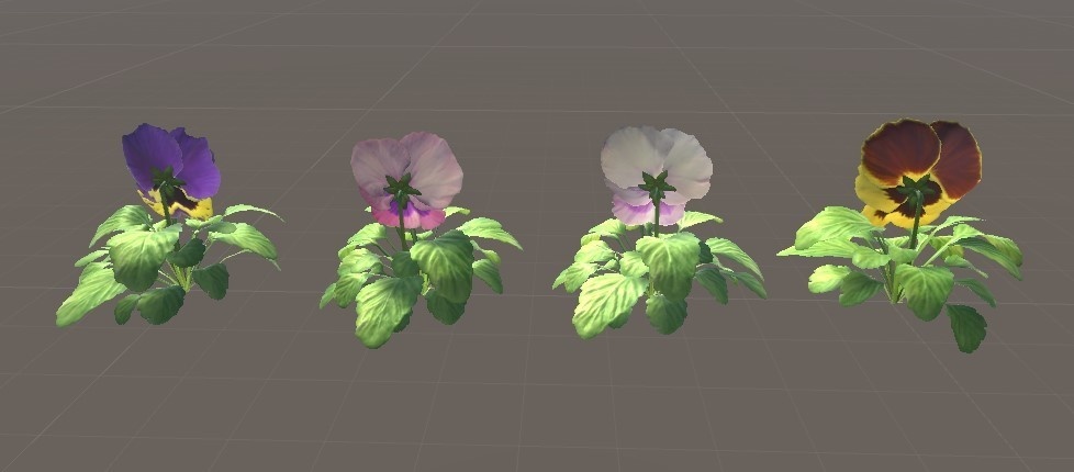 「パンジー」【3Dモデル】