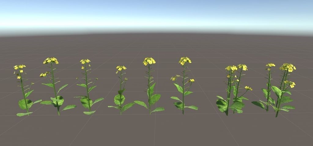 「菜の花」【3Dモデル】