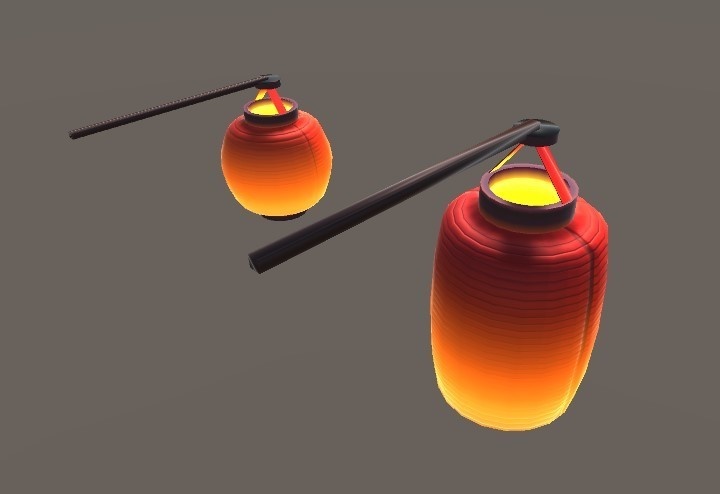 「提灯」【3Dモデル】