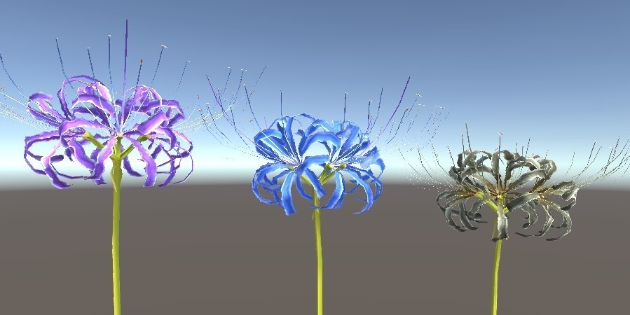 「ヒガンバナ」【3Dモデル】