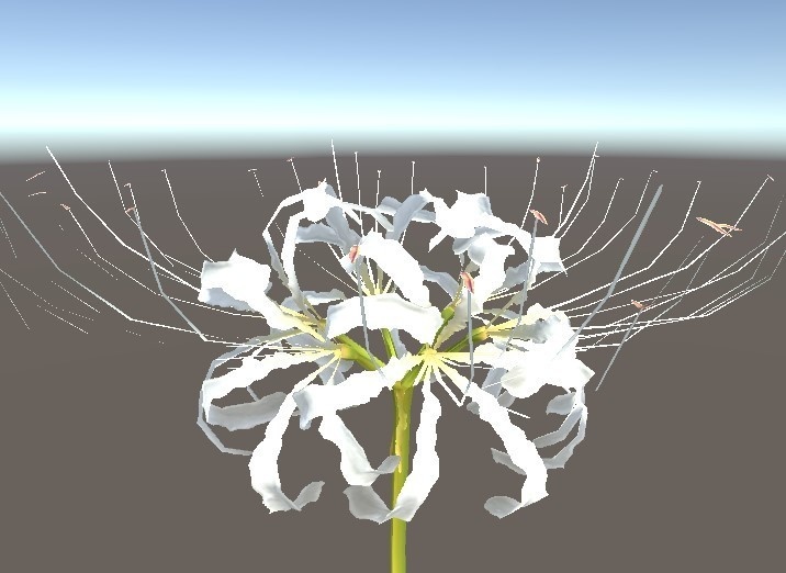 「ヒガンバナ」【3Dモデル】