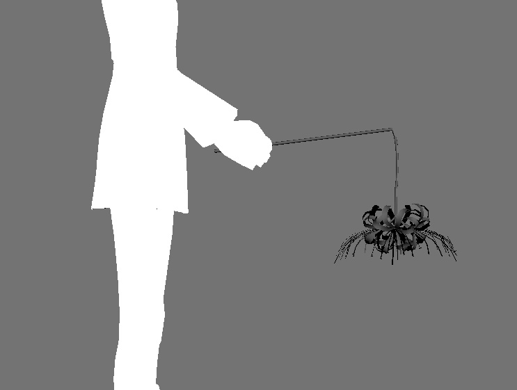 「ヒガンバナ アクセサリー」【3Dモデル】