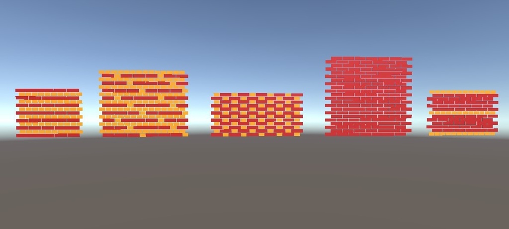 「レンガ積み参考」【3Dモデル】