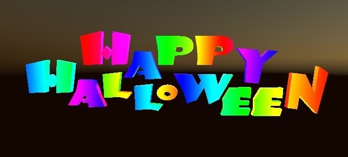 「ハロウィン用素材」【3Dモデル】