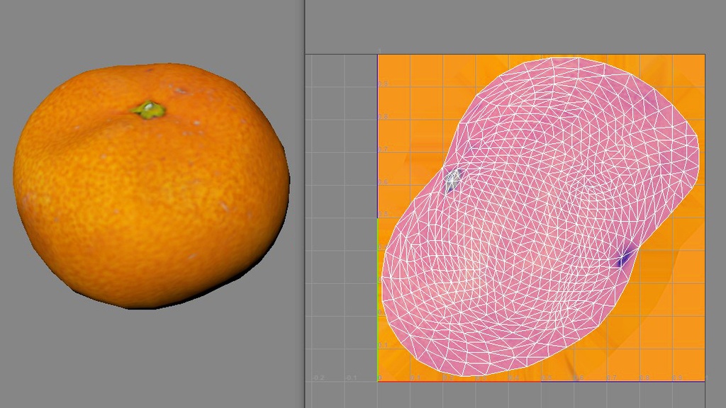 「みかん」【3Dモデル】