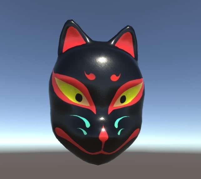 「狐面」【3Dモデル】
